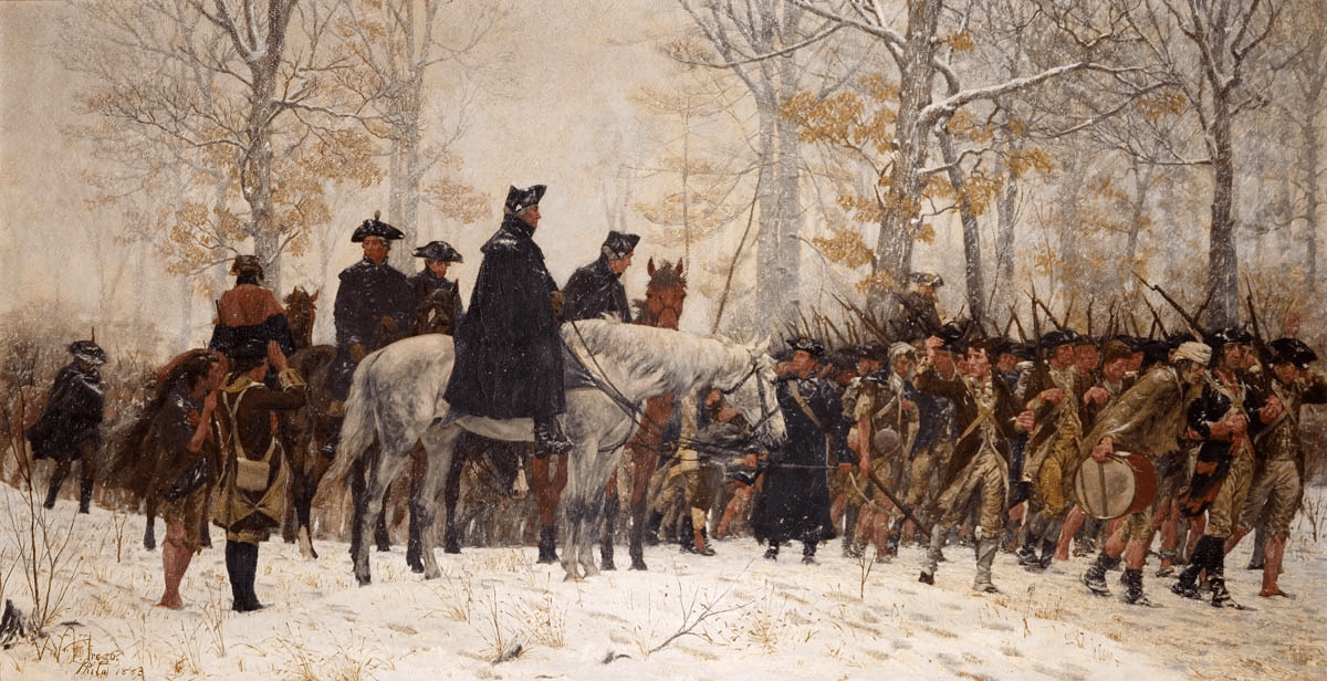 The March to Valley Forge by William B. T. Trego (1883)